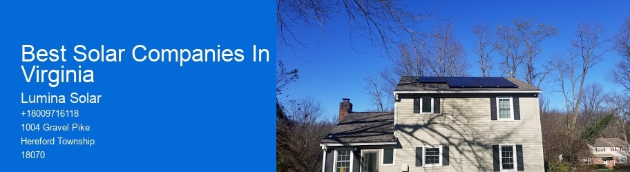 Best Solar Companies In Virginia