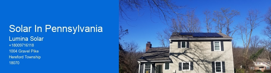 Solar In Pennsylvania