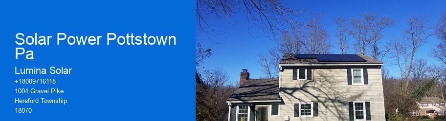 Solar Power Pottstown Pa